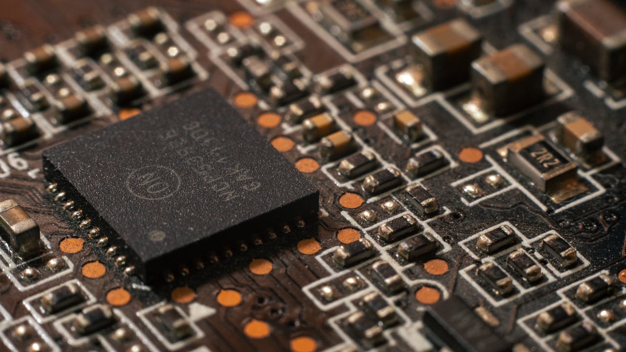 Crafting Captivating Headlines: Your awesome post title goes here Detailed close-up of a computer circuit board showcasing electronic components.